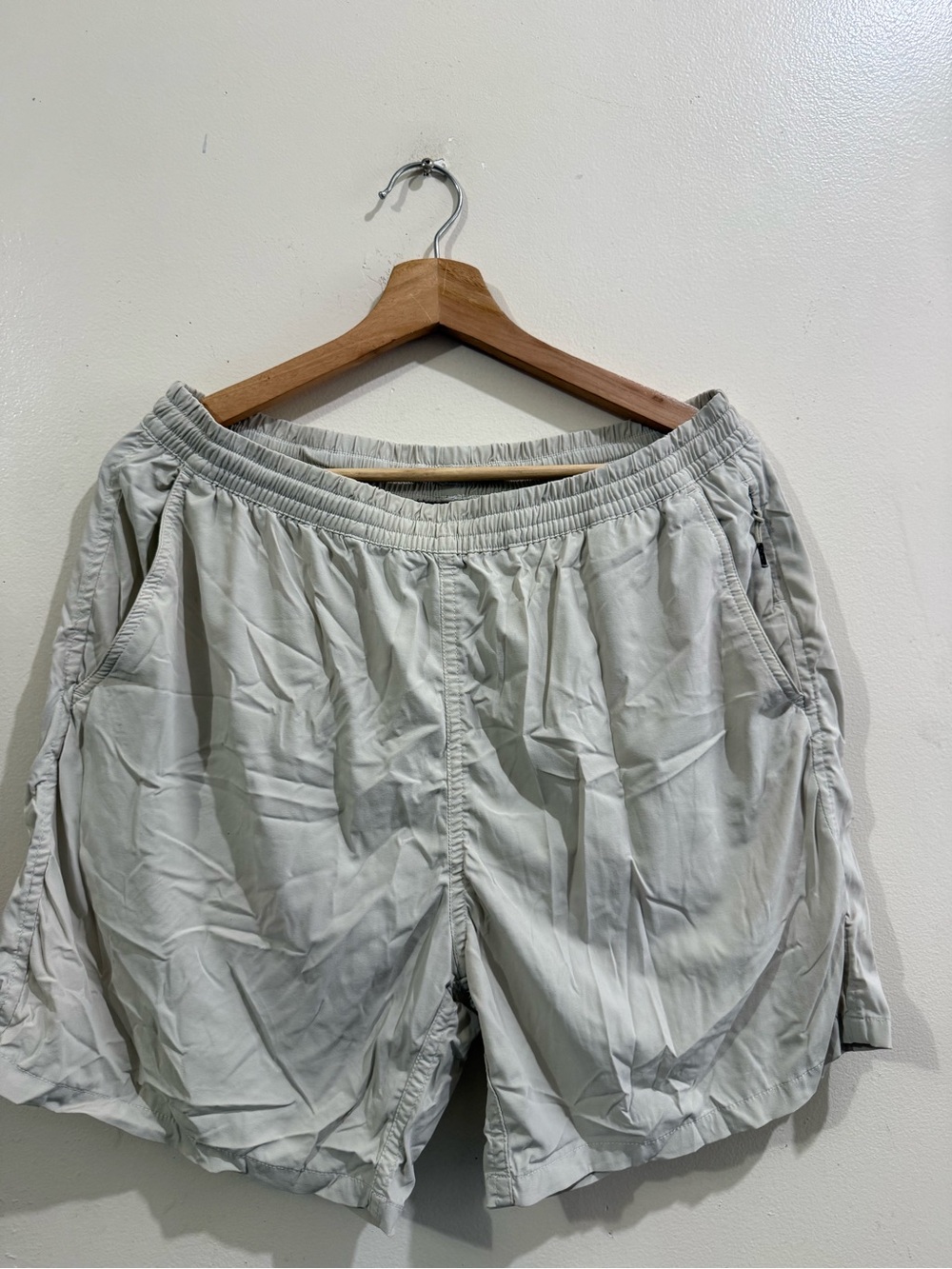 Buck Mason Light Gray Athletic Shorts